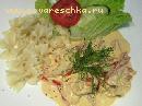 Курица в сливочном соусе с болгарским перцем : кулинарный рецепт с пошаговой инструкцией и фотографиями