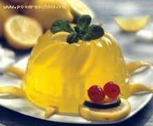 Лимонное желе - рецепт приготовления с пошаговой инструкцией и фотографиями