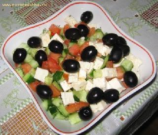 Греческий салат - рецепт приготовления с пошаговой инструкцией и фотографиями