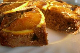Кофейный пирог с апельсинами - рецепт приготовления с пошаговой инструкцией и фотографиями