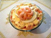 Салат из креветок с картофелем - рецепт приготовления с пошаговой инструкцией и фотографиями