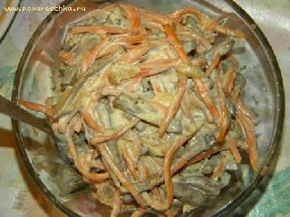 Салат любительский с печенкой - рецепт приготовления с пошаговой инструкцией и фотографиями