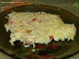 Омлет с картофелем и помидорами - рецепт приготовления с пошаговой инструкцией и фотографиями