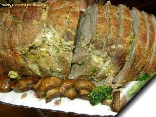 Рулет из свинины - рецепт приготовления с пошаговой инструкцией и фотографиями