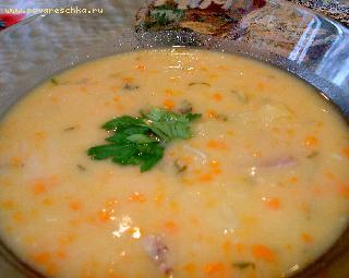 Гороховый суп-пюре - рецепт приготовления с пошаговой инструкцией и фотографиями