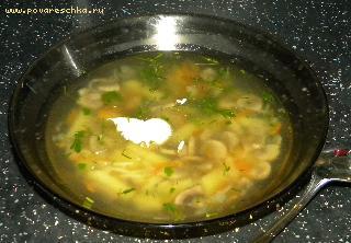 Грибной суп - рецепт приготовления с пошаговой инструкцией и фотографиями