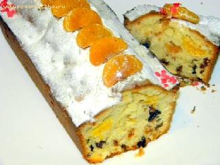 Рождественский кекс с мандаринами - рецепт приготовления с пошаговой инструкцией и фотографиями