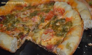 Пицца с салями в мультиварке - рецепт приготовления с пошаговой инструкцией и фотографиями