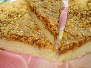 Творожный пирог с медово-ореховой заливкой - рецепт приготовления с пошаговой инструкцией и фотографиями