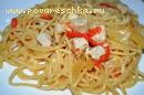 Спагетти с индейкой и овощами : кулинарный рецепт с пошаговой инструкцией и фотографиями