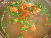 7) Посолить суп
